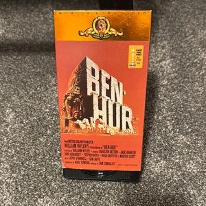 3/$15 Ben-Hur MGM VHS Tape